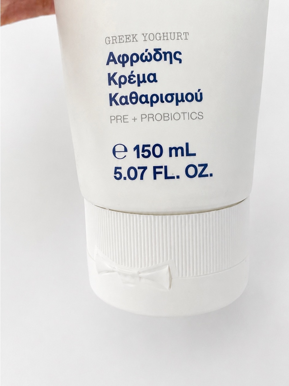 Korres Greek Yoghurt Foaming Cream Cleanser 5.07 oz / 150 mL – Pre + Probiotics - Picture 4 of 7